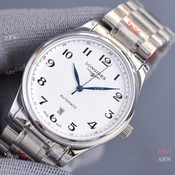Swiss Quality Copy Longines Master 40 Date Stainless Steel Arabic Numerals 8215 Movement Swiss Quality Copy Longines Master 40 Date Stainless Steel Arabic Numerals 8215 Movement