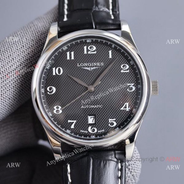 Swiss Quality Longines Master 40mm Leather Strap Arabic Numerals 8215 Movement Swiss Quality Longines Master 40mm Leather Strap Arabic Numerals 8215 Movement