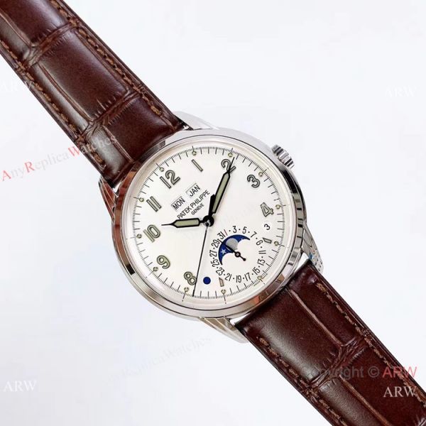 (GR) Super Clone Patek Philippe Perpetual Calendar 5320g Watch White Face Cal.324 SQ (GR) Super Clone Patek Philippe Perpetual Calendar 5320g Watch White Face Cal.324 SQ