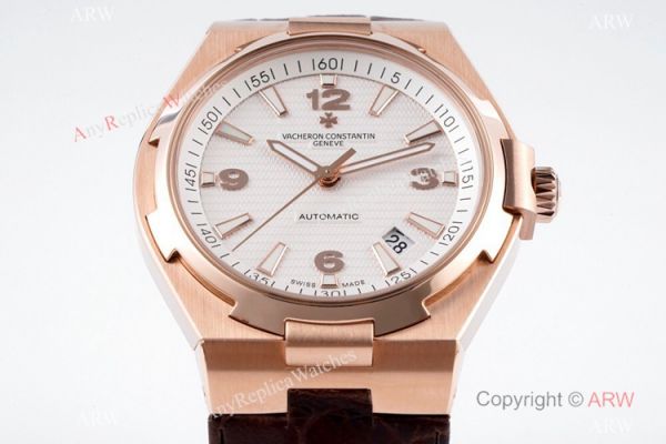 8 Factory Clone Vacheron Constantin Overseas 47040 Watch Swiss 9015 Rose Gold Black Gummy Strap 8 Factory Clone Vacheron Constantin Overseas 47040 Watch Swiss 9015 Rose Gold Black Gummy Strap