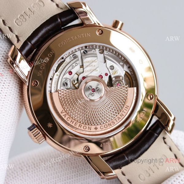 Swiss Grade Copy Vacheron Constantin Malte Patrimony 31-Day Retrograde Cal.2460 watch Rose Gold Case Swiss Grade Copy Vacheron Constantin Malte Patrimony 31-Day Retrograde Cal.2460 watch Rose Gold Case