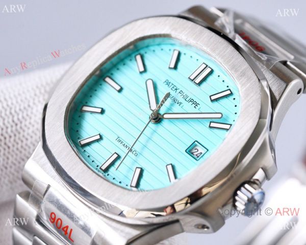 Swiss Quality Patek Philippe Nautilus Citizen 8215 Watch Baby Blue Dial Stainless Steel Swiss Quality Patek Philippe Nautilus Citizen 8215 Watch Baby Blue Dial Stainless Steel