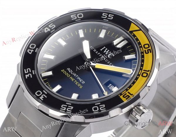 JVS Factory IWC Aquatimer Automatic 2000 Stainless Steel Yellow Watch 2022 New! JVS Factory IWC Aquatimer Automatic 2000 Stainless Steel Yellow Watch 2022 New!