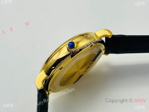 Swiss Replica IWC Portofino Moon watch IWS Factory Cal.35800 Yellow Gold Case 40mm Swiss Replica IWC Portofino Moon watch IWS Factory Cal.35800 Yellow Gold Case 40mm