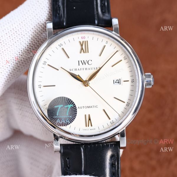 Knock-off IWC Portofino Citizen 9015 White Face Black Strap Watch Knock-off IWC Portofino Citizen 9015 White Face Black Strap Watch