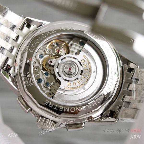 Swiss Breitling Premier BLS A7750 Gray Black Dial Stainless Steel Watch AAA Copy Swiss Breitling Premier BLS A7750 Gray Black Dial Stainless Steel Watch AAA Copy