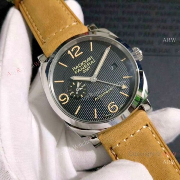 High Quality Panerai Radiomir GMT New Black Dial Watch PAM657 High Quality Panerai Radiomir GMT New Black Dial Watch PAM657
