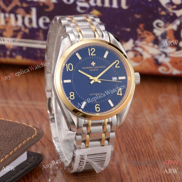 Buy Copy Vacheron Constantin Geneve Watches 2-Tone White Face Buy Copy Vacheron Constantin Geneve Watches 2-Tone White Face