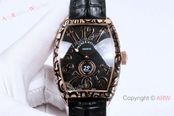 Copy Franck Muller Cintree Curvex 25th Anniversary Special Edition Watch Rose Gold Copy Franck Muller Cintree Curvex 25th Anniversary Special Edition Watch Rose Gold