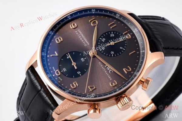 ZF Factory V2 Version IWC Portuguese 7750 Chronograph Watch Gray Dial ZF Factory V2 Version IWC Portuguese 7750 Chronograph Watch Gray Dial