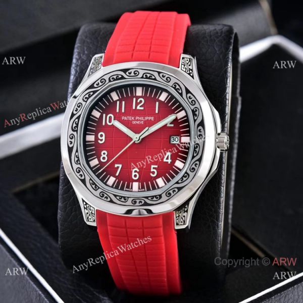 Clone Patek Philippe Aquanaut Silver Engraving Watches Vintage Style Clone Patek Philippe Aquanaut Silver Engraving Watches Vintage Style