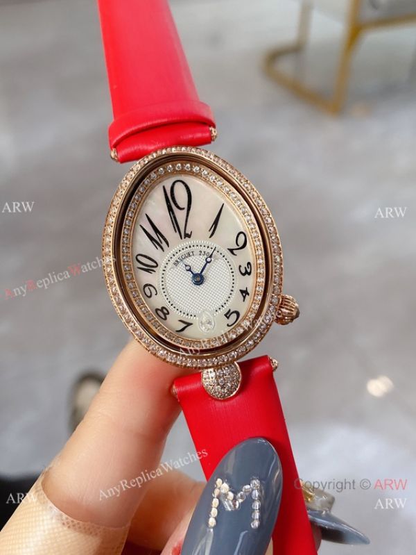 Breguet Reine De Naples Rose Gold MOP Dial Watch Lady Size Breguet Reine De Naples Rose Gold MOP Dial Watch Lady Size