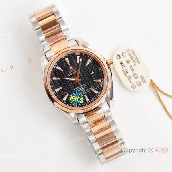 Swiss Quality Omega Aqua Terra 150m Citizen 8215 Rose Gold Leather Strap Watches 41.5mm Swiss Quality Omega Aqua Terra 150m Citizen 8215 Rose Gold Leather Strap Watches 41.5mm