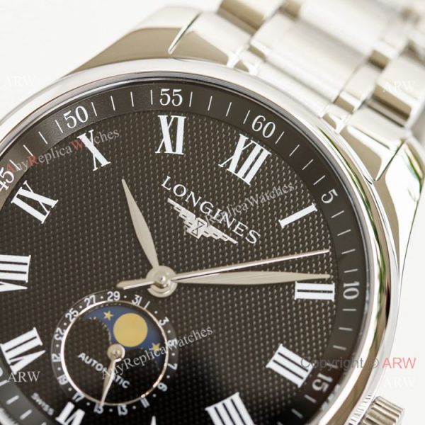 (GF) Swiss Longines Master Moon phase L899.5 Black Dial Watch 40mm (GF) Swiss Longines Master Moon phase L899.5 Black Dial Watch 40mm