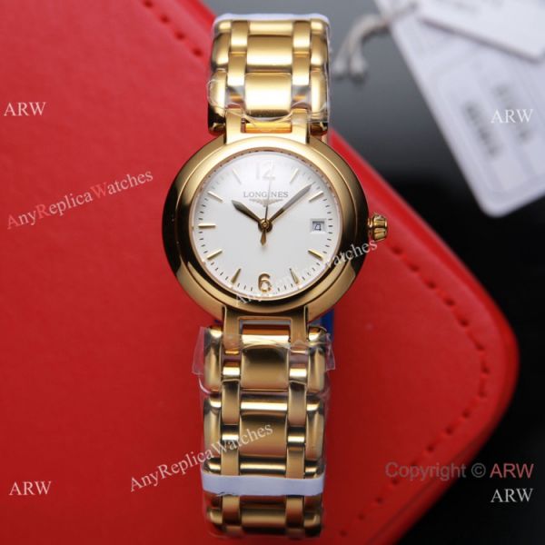 Swiss Quartz Longines PrimaLuna Copy Watch All Gold Women Swiss Quartz Longines PrimaLuna Copy Watch All Gold Women