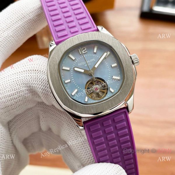Clone Patek Philippe Lady Tourbillon Automatic Watches White MOP Dial Clone Patek Philippe Lady Tourbillon Automatic Watches White MOP Dial