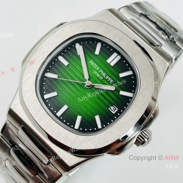 New Copy Patek Philippe Nautilus Olive Green Automatic Watch 42mm New Copy Patek Philippe Nautilus Olive Green Automatic Watch 42mm