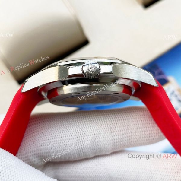 Swiss Quality Copy Patek Philippe Aquanaut Citizen 8215 Watch Red Rubber Strap Swiss Quality Copy Patek Philippe Aquanaut Citizen 8215 Watch Red Rubber Strap