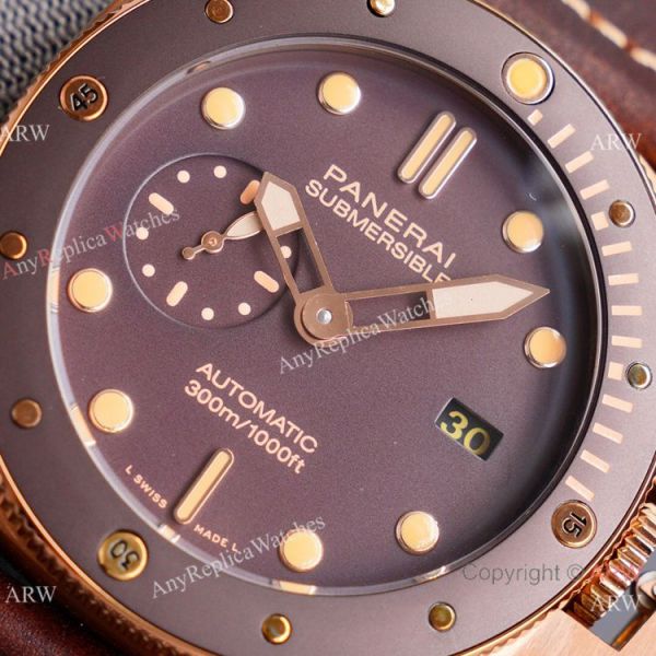 Best Replica Panerai Luminor Submersible PAM 968 Watch Rose Gold Best Replica Panerai Luminor Submersible PAM 968 Watch Rose Gold