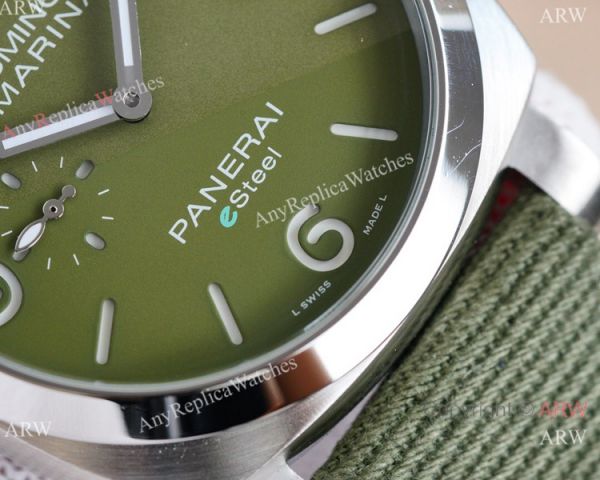 NEW! Clone Panerai Luminor Marina Esteel &8216;Verde Smeraldo PAM01356 Watch Olive Green 44mm NEW! Clone Panerai Luminor Marina Esteel &8216;Verde Smeraldo PAM01356 Watch Olive Green 44mm