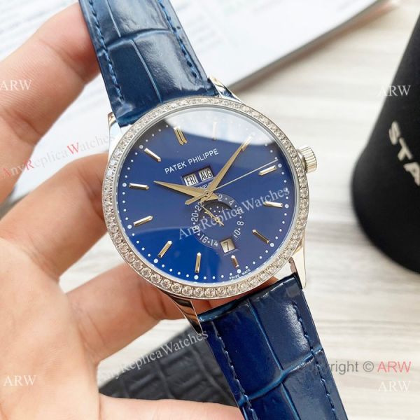 Clone Patek Philippe Calatrava Annual calendar Watch Olive Green Dial Clone Patek Philippe Calatrava Annual calendar Watch Olive Green Dial