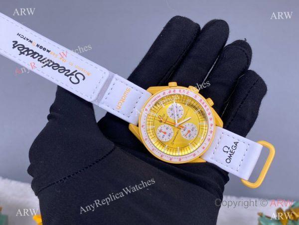 2022 New! Replica Swatch x Omega Mission to SUN Watch Bioceramic lemon case 2022 New! Replica Swatch x Omega Mission to SUN Watch Bioceramic lemon case