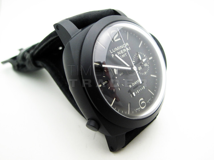 Panerai 1950 Monopulsante 8 days GMT PAM 317 Ceramic Hand Wind 8-DAY Panerai 1950 Monopulsante 8 days GMT PAM 317 Ceramic Hand Wind 8-DAY