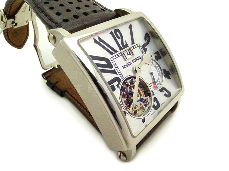 Roger Dubuis Golden Square Flying Tourbillon G40 030 N1.63 18k White Gold Manual Hand Winding Roger Dubuis Golden Square Flying Tourbillon G40 030 N1.63 18k White Gold Manual Hand Winding
