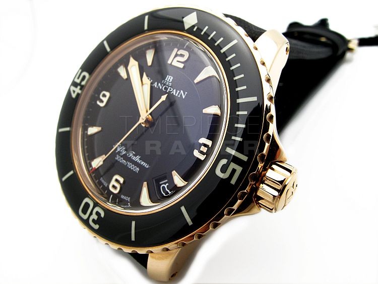 Blancpain 50 Fathoms 5015-3630-52 18k Rose Gold Automatic Blancpain 50 Fathoms 5015-3630-52 18k Rose Gold Automatic
