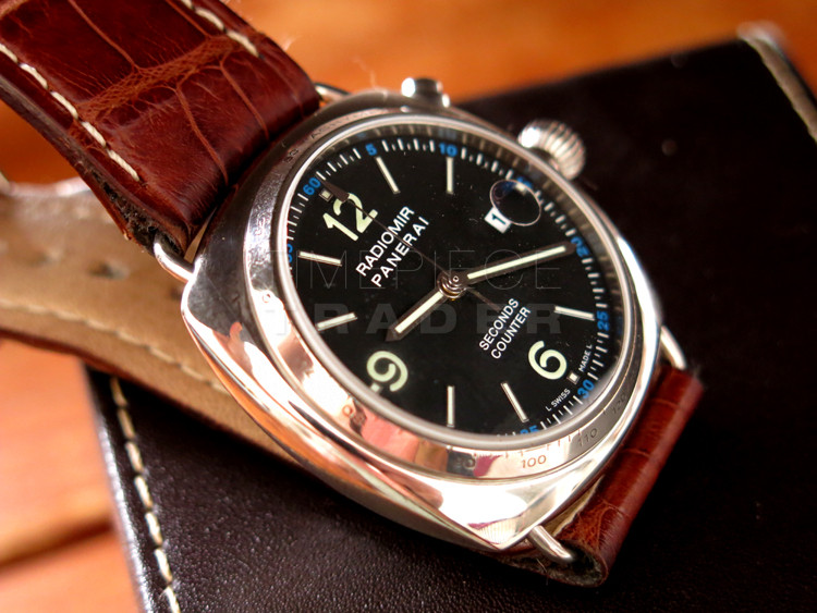 Panerai Radiomir PAM78 18m White Gold Omega Cal 920 Manual Panerai Radiomir PAM78 18m White Gold Omega Cal 920 Manual