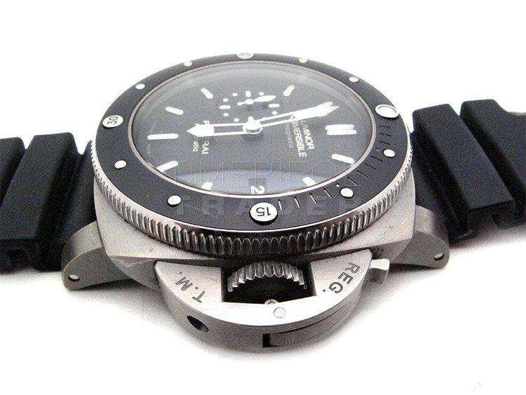 Panerai Submersible PAM389 Titanium Automatic Self Winding Panerai Submersible PAM389 Titanium Automatic Self Winding