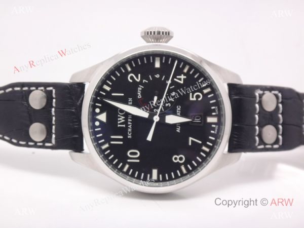 IWC Big Pilot Automatic Replica Watch SS Black 45mm IWC Big Pilot Automatic Replica Watch SS Black 45mm