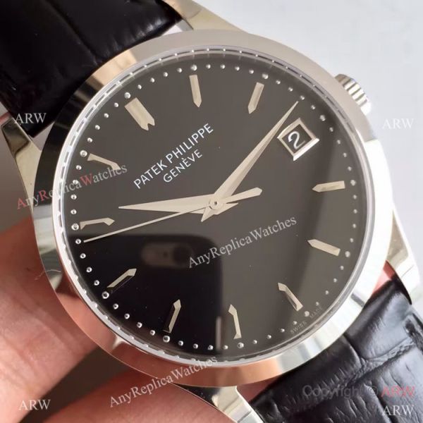 Copy Swiss Patek Philippe Cal.324 S C Watch SS Black Dial Copy Swiss Patek Philippe Cal.324 S C Watch SS Black Dial