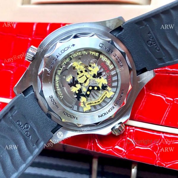 AAA Copy Omega Seamaster 300m James Bond Limited Edition Watch Rubber Strap AAA Copy Omega Seamaster 300m James Bond Limited Edition Watch Rubber Strap