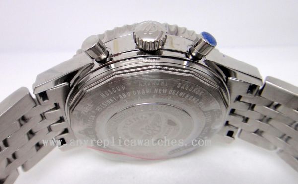 BREITLING CHRONOMETER NAVITIMER STAINLESS STEEL BLUE FACE BREITLING CHRONOMETER NAVITIMER STAINLESS STEEL BLUE FACE