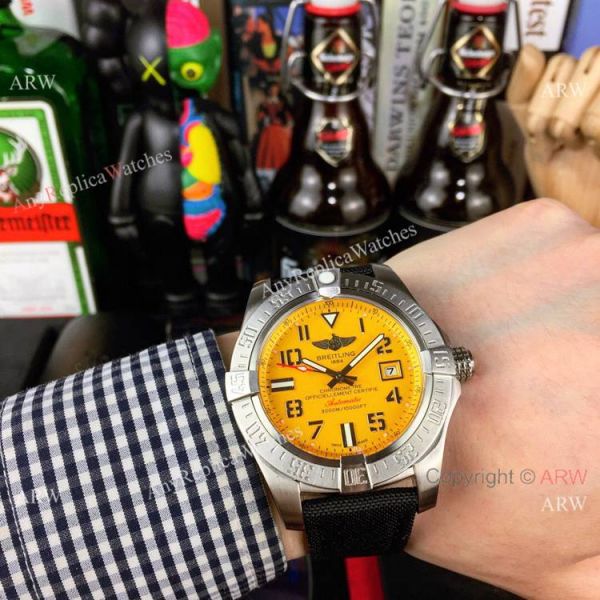 Fake Breitling Avenger II Seawolf Yellow Dial Watch For Sale Fake Breitling Avenger II Seawolf Yellow Dial Watch For Sale