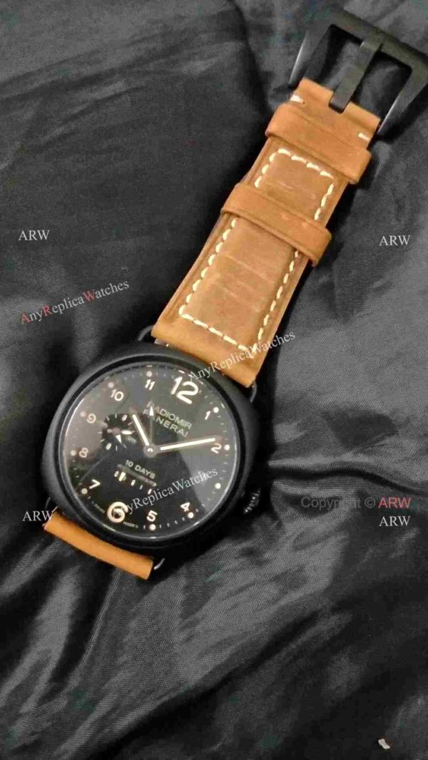 New Copy Radiomir 10 Days GMT Panerai Watch Black Case Orange Arabic New Copy Radiomir 10 Days GMT Panerai Watch Black Case Orange Arabic