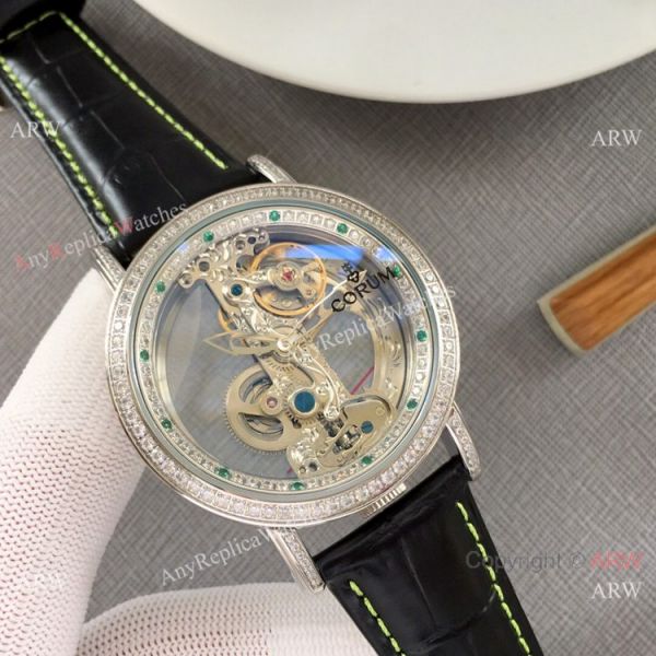 Copy Golden Bridge Corum Watch Diamond Bezel Rose Gold Copy Golden Bridge Corum Watch Diamond Bezel Rose Gold