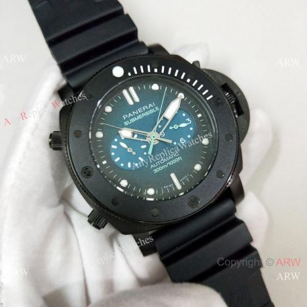 Copy Panerai Submersible Rubber Strap Black Case Watch PAM983 Copy Panerai Submersible Rubber Strap Black Case Watch PAM983