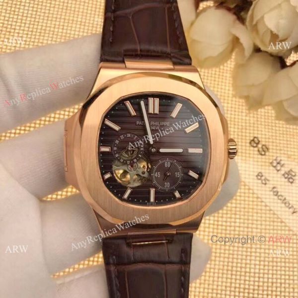 Best Replica Patek Philippe Tourbillon Nautilus Watch Rose Gold Gray Dial Best Replica Patek Philippe Tourbillon Nautilus Watch Rose Gold Gray Dial