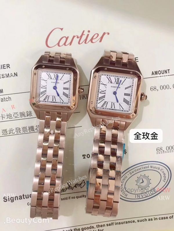 New Cartier Watches Cartier Santos Dumont Stainless Steel Watch New Cartier Watches Cartier Santos Dumont Stainless Steel Watch