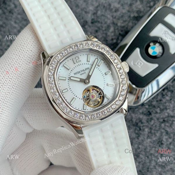 Replica Patek Philippe Tourbillon Women Watch Mother of Pearl Dial Rose Gold Replica Patek Philippe Tourbillon Women Watch Mother of Pearl Dial Rose Gold