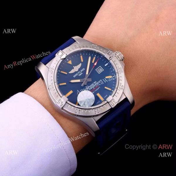 2018 New Breitling Avenger Blackbird Replica Watch Blue Band w Blue Face 2018 New Breitling Avenger Blackbird Replica Watch Blue Band w Blue Face