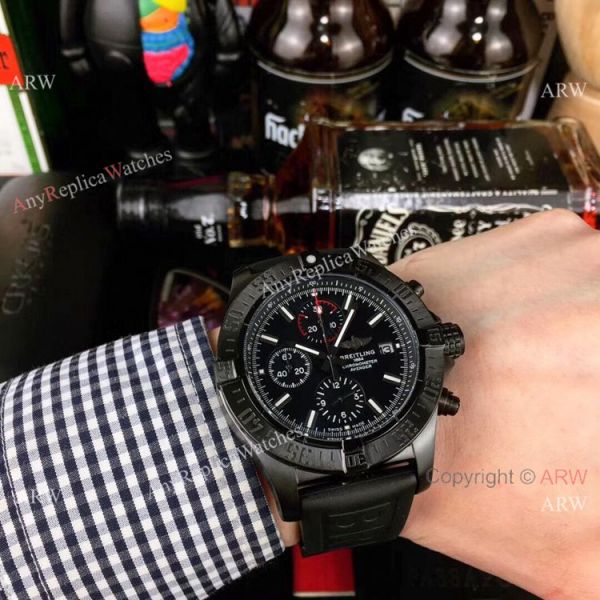 Copy Breitling Super Avenger II Watches Green Dial Black Case Copy Breitling Super Avenger II Watches Green Dial Black Case