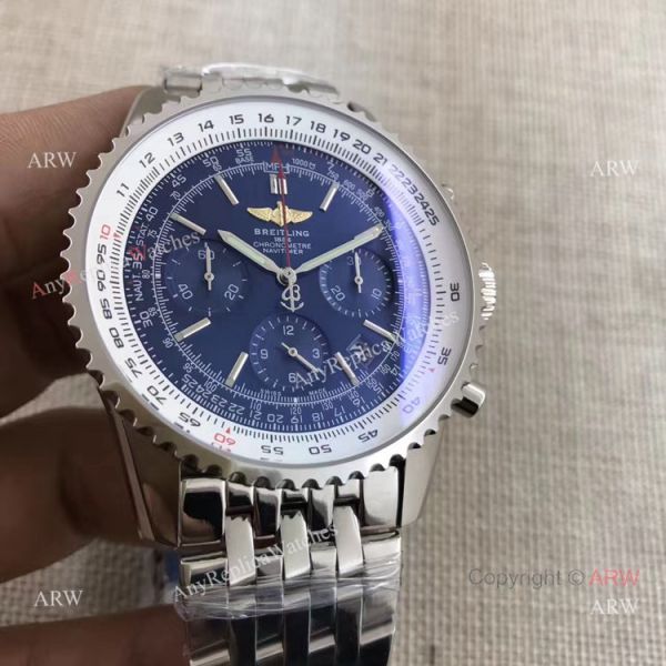 Breitling 1884 Chronometre Navitimer 01 Blue Face Watch 46mm or 42mm Breitling 1884 Chronometre Navitimer 01 Blue Face Watch 46mm or 42mm