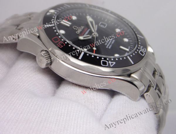 Omega Seamaster 300 Replica 007 50th Anniversary Watch Black Ceramic Bezel Omega Seamaster 300 Replica 007 50th Anniversary Watch Black Ceramic Bezel