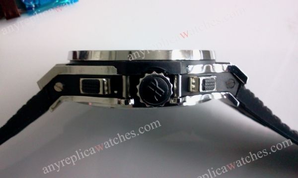 Replica Hublot Big Bang Watch SS Black Chronograph Japan Movement Replica Hublot Big Bang Watch SS Black Chronograph Japan Movement