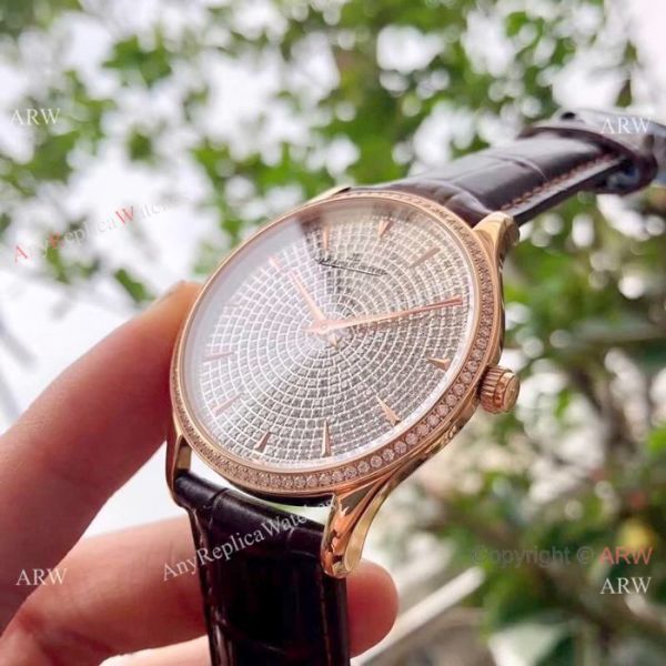 2019 Copy Jaeger-LeCoultre Master Ultra Thin Iced Out Full Diamonds Face 41 mm Watch 2019 Copy Jaeger-LeCoultre Master Ultra Thin Iced Out Full Diamonds Face 41 mm Watch