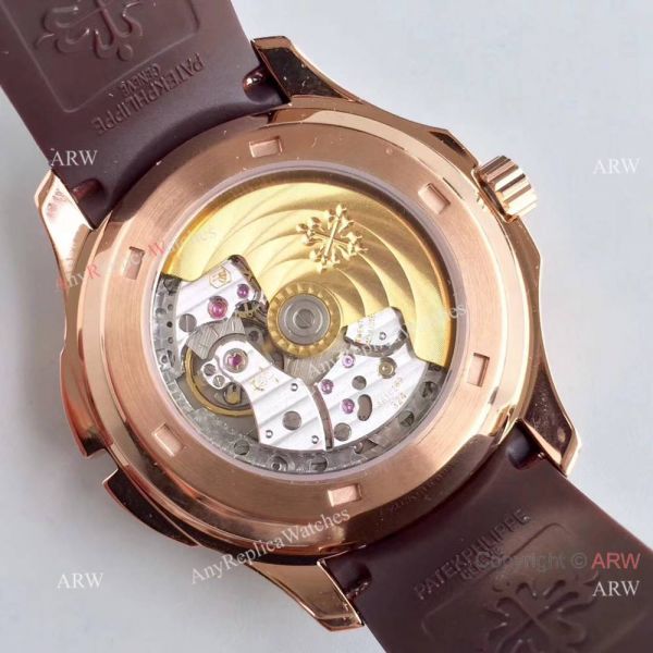 Copy Swiss Patek Philippe Aquanaut Travel Time Rose Gold Brown Watch Copy Swiss Patek Philippe Aquanaut Travel Time Rose Gold Brown Watch