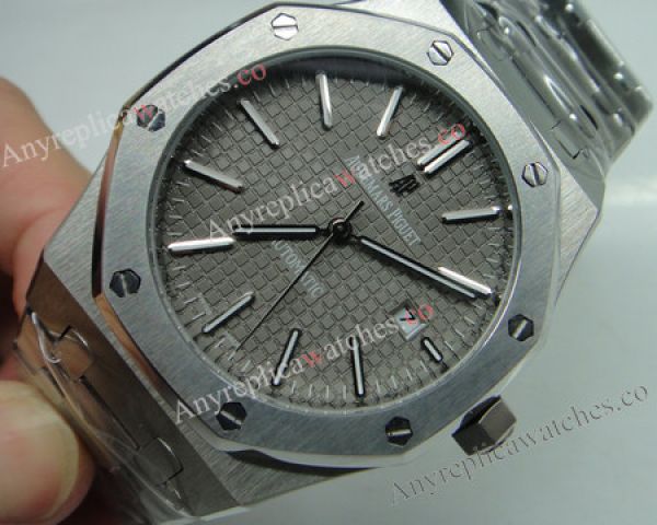 Stainless Steel Grey Dial 41mm Royal Oak Replica Audemars Piguet Watches For Sale Stainless Steel Grey Dial 41mm Royal Oak Replica Audemars Piguet Watches For Sale